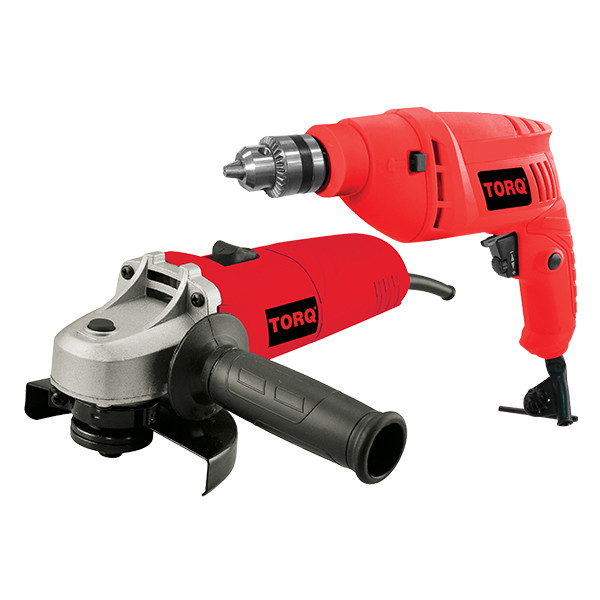 Drill and Angle Grinder combo