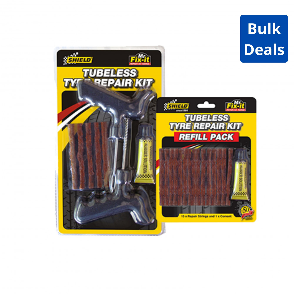Mr Fixit Tubeless Tyre Repair Kits 12 Pack