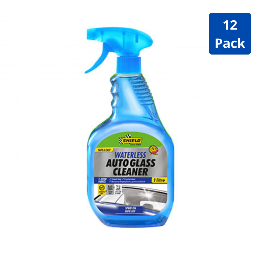 Waterless Auto Glass Cleaner 1L 12 Pack