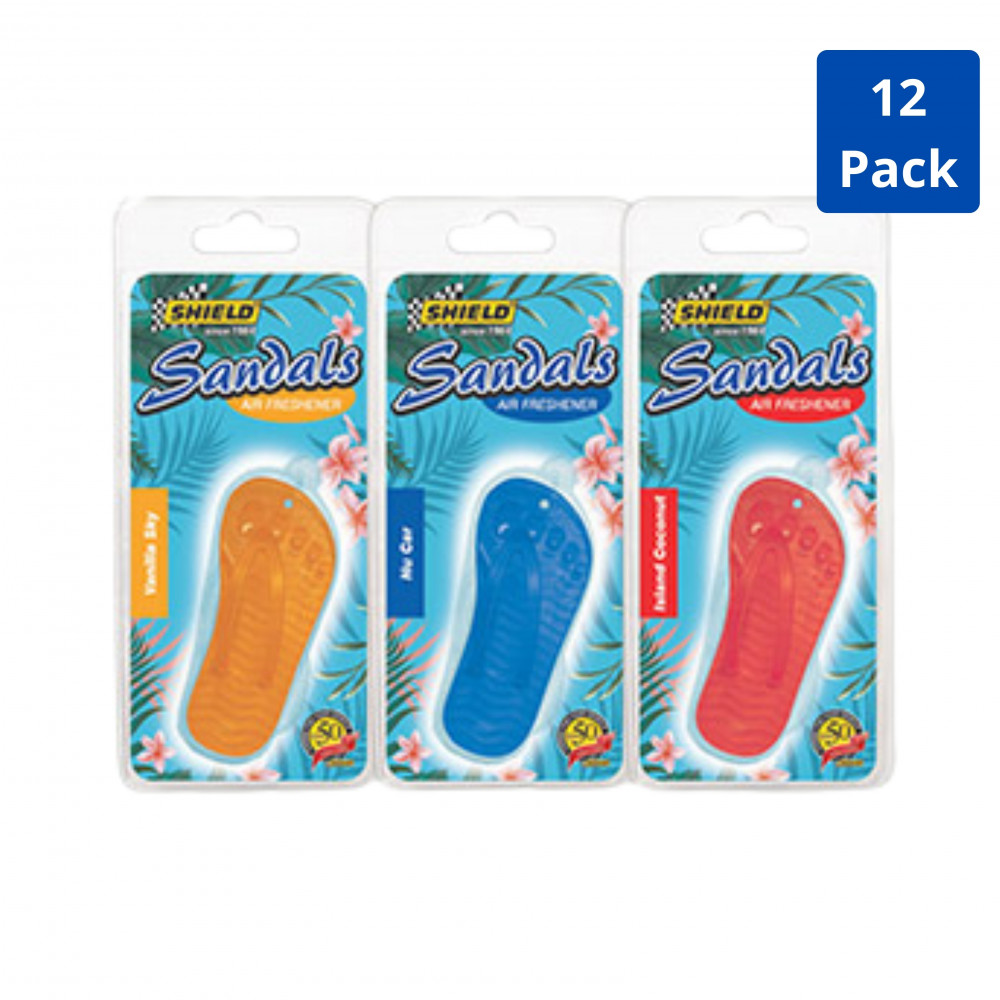 Sandals Air Freshener 12 Pack Mixed Scents