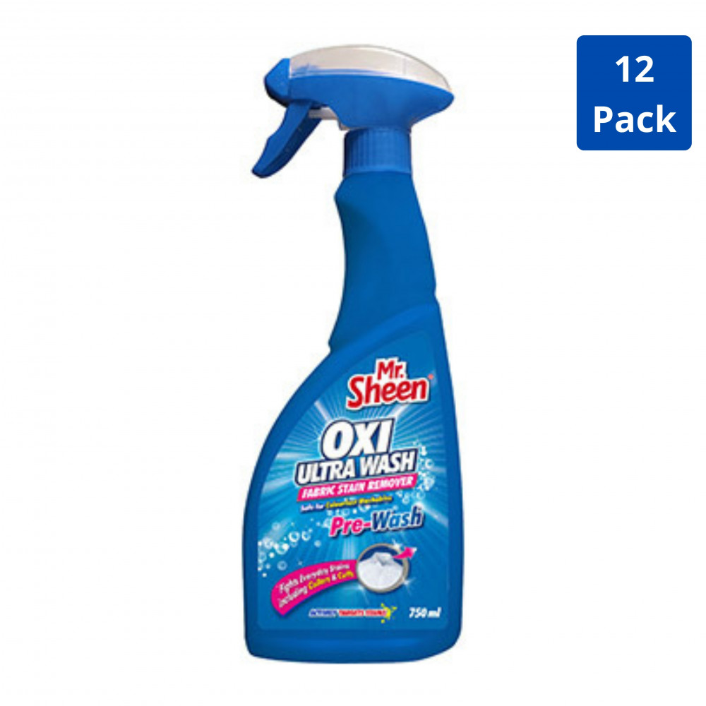 Oxi Ultra Wash Fabric Stain Remover Pre- Wash 750ml (12 Pack)