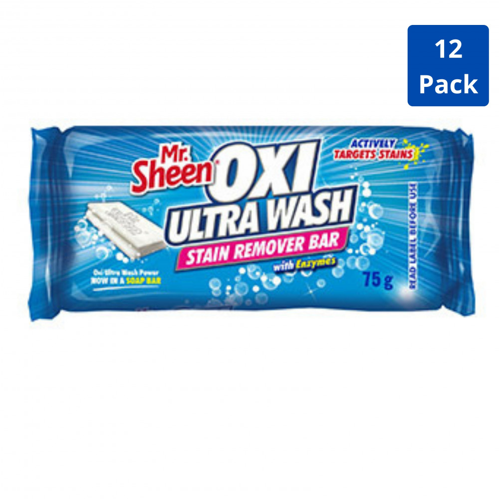 Oxi Ultra Wash Stain Remover -75g Bar (12 Pack)