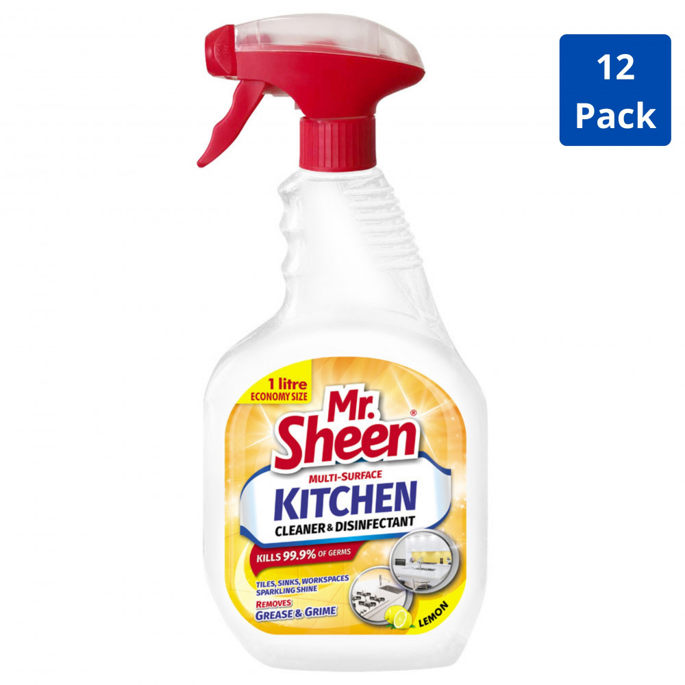 Multi-Surface Kitchen Cleaner & Disinfectant 1L (12 Pack)