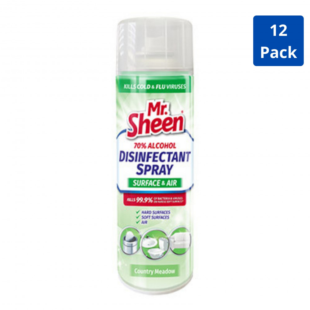 Disinfectant Spray 500ml - Country Meadow 500ml (12 pack)