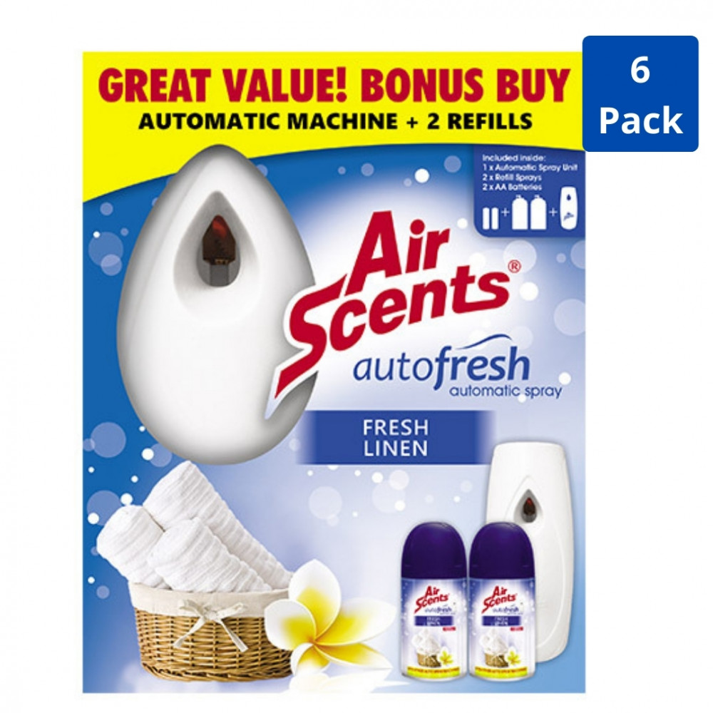 Auto Fresh Automatic Spray Unit Value Pack (6 Pack)