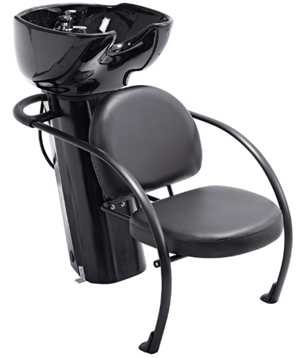 200kg Backwash Chair With Adjustable Backrest Black