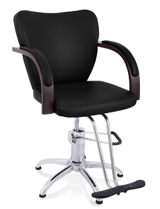 Black Retro Styling Swivel Chair