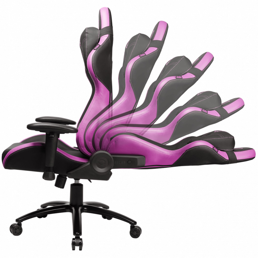 Caliber R2 Gaming Chair - Black / Purple