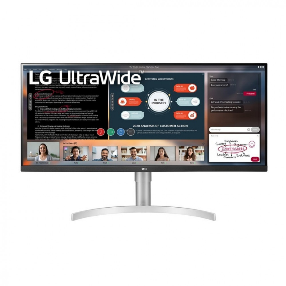 LG 34'' UltraWide™ Full HD (2560x1080) HDR IPS Monitor