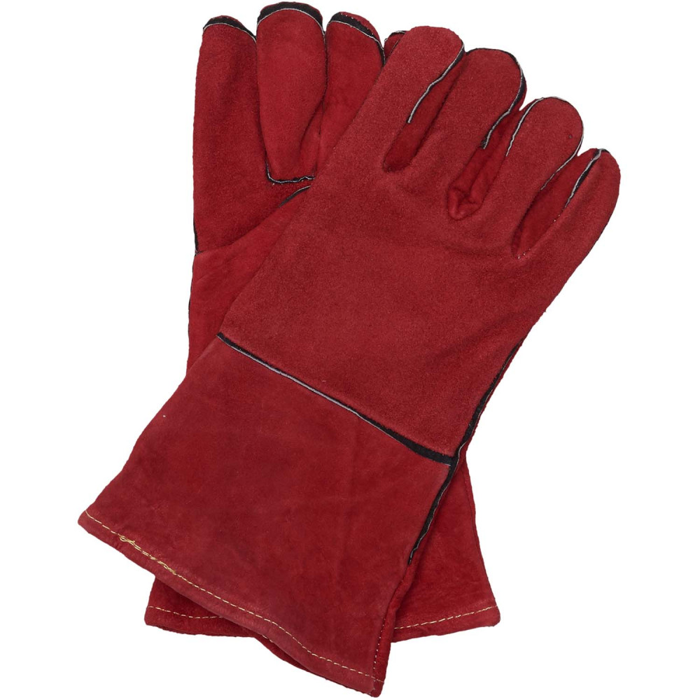 Red Lined Fully Welted Gloves
