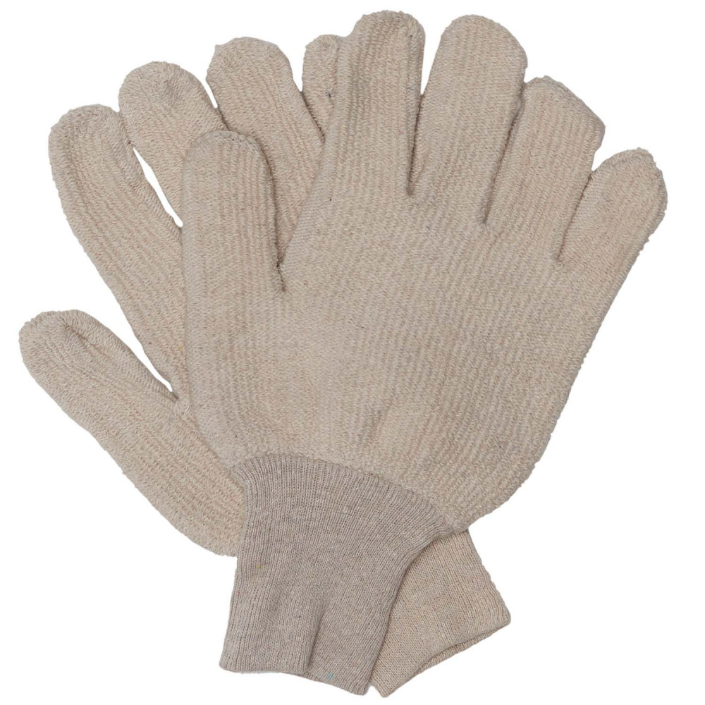 Towelling Knit Wrist Gloves