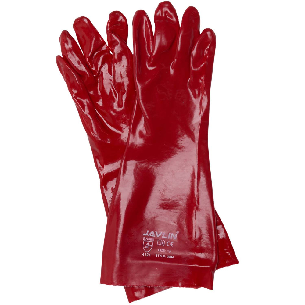 45cm PVC Medium Weight Elbow Length Gloves