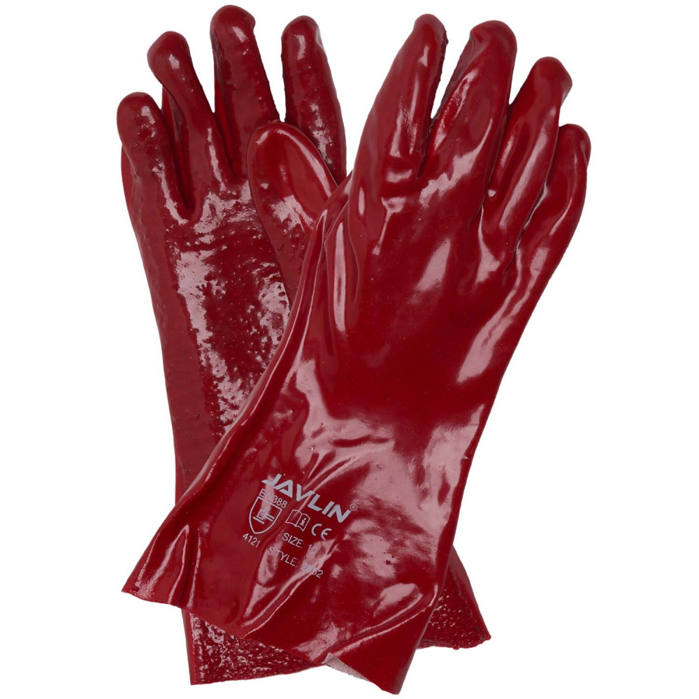 PVC Extra Heavyweight Elbow Length Gloves 35cm