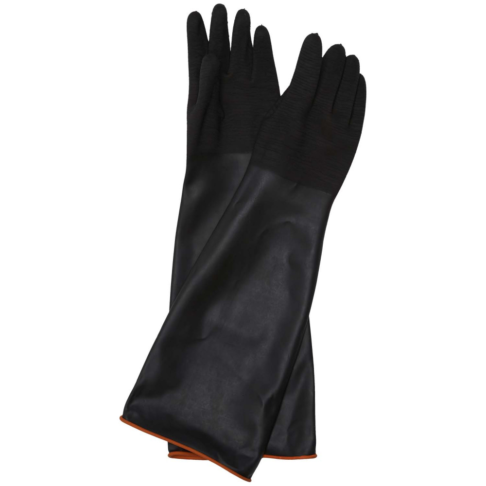 Shoulder Length Industrial Rubber Gloves