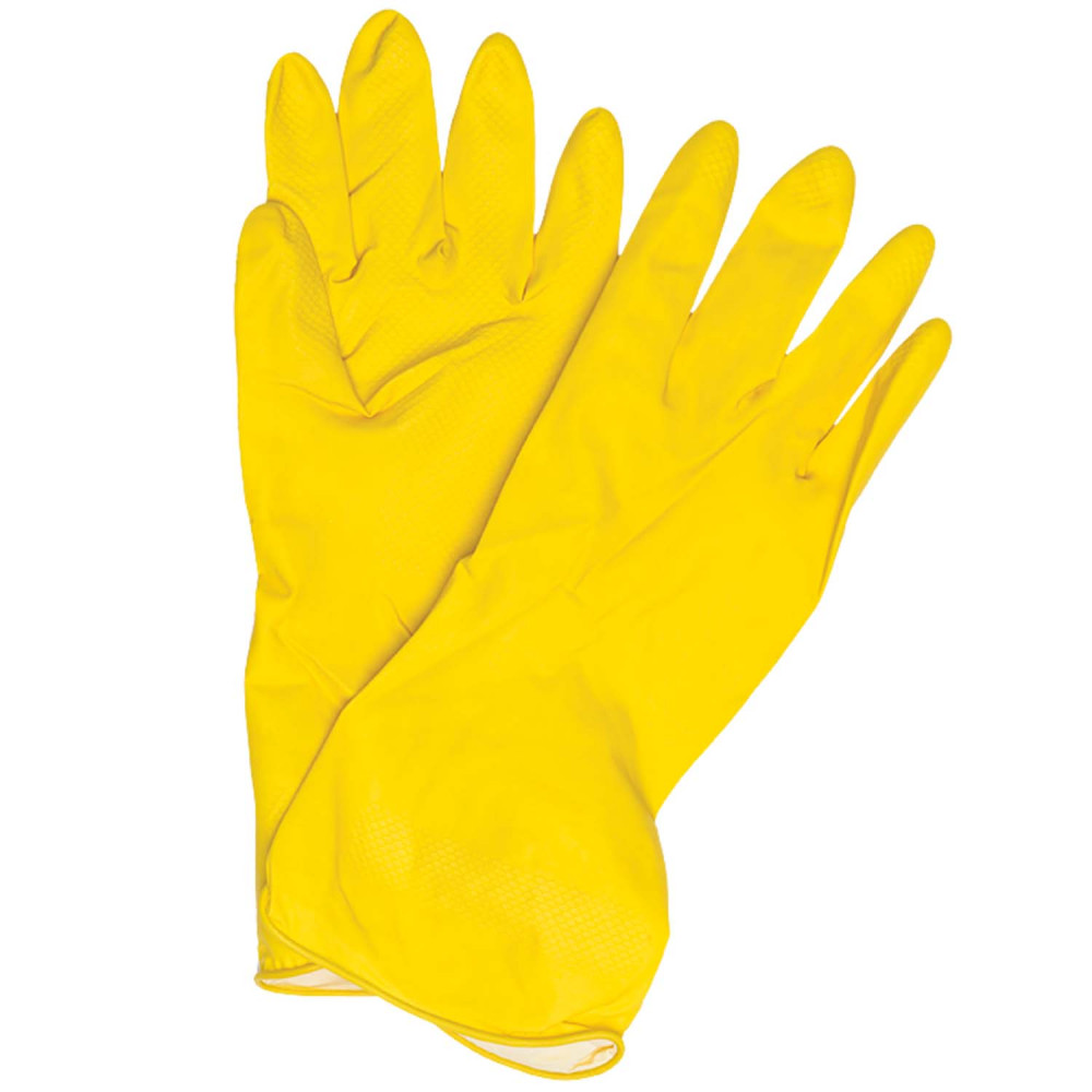 Yellow Household Latex Gloves