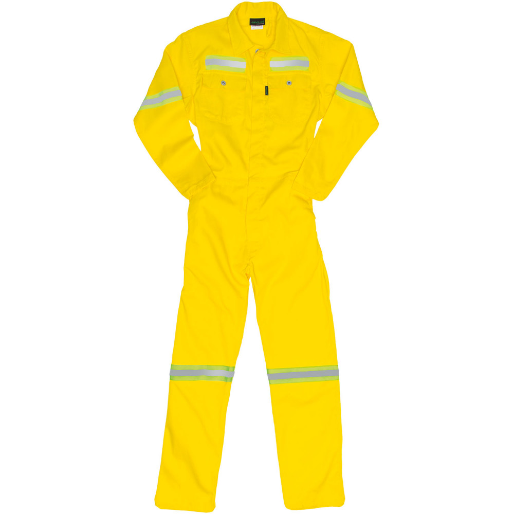 J54 Reflective Boiler Suit - Yellow