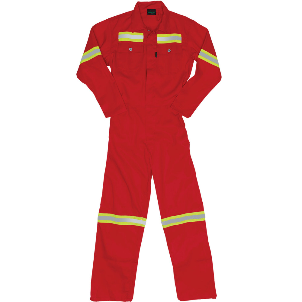 J54 Reflective Boiler Suit - Red