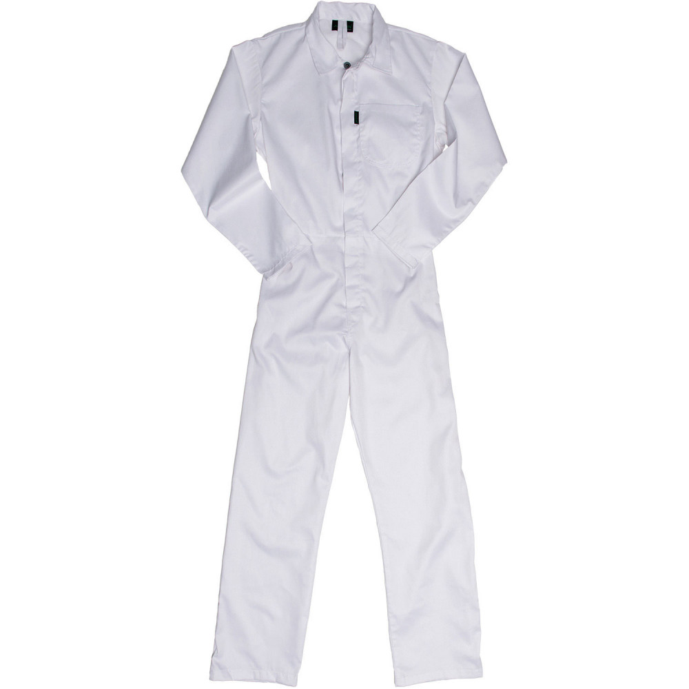 Polycotton Boiler Suit - White