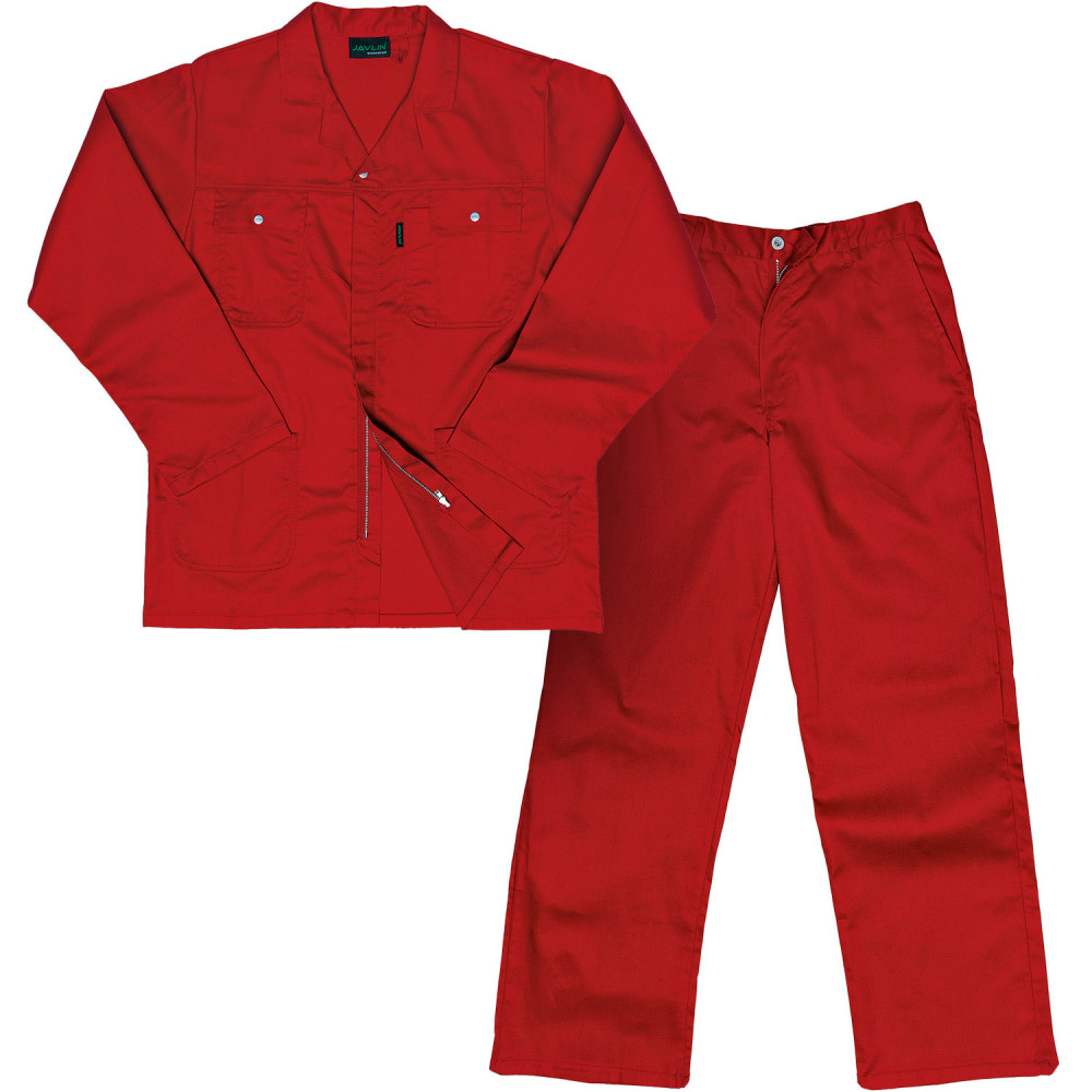 Premium Polycotton Conti Suit - Red