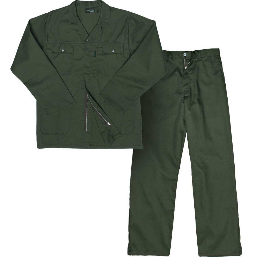 Premium Polycotton Conti Suit - Cedar Green