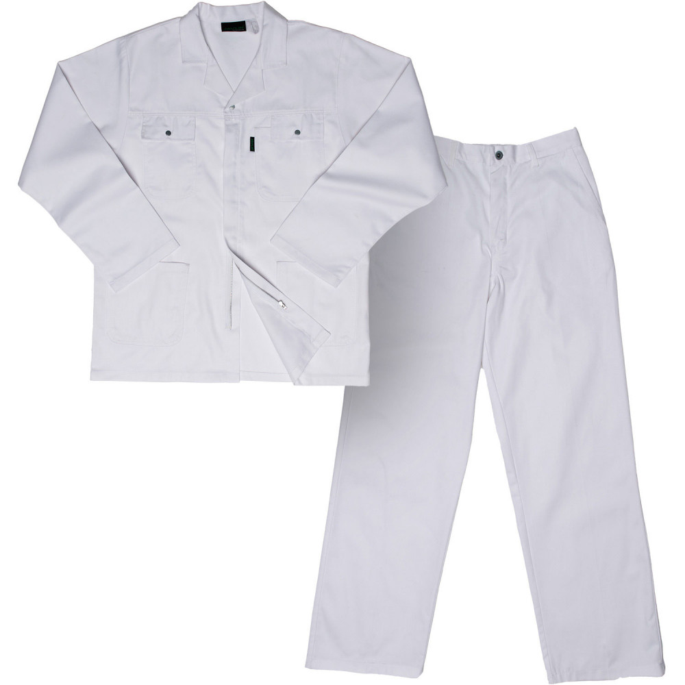 Premium Polycotton Conti Suit - White