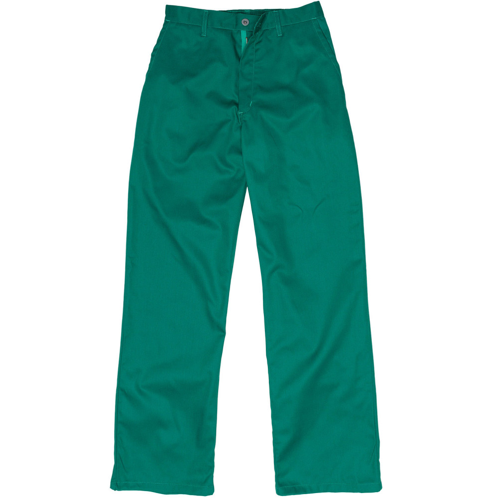 Premium Polycotton Conti Trousers - Emerald Green