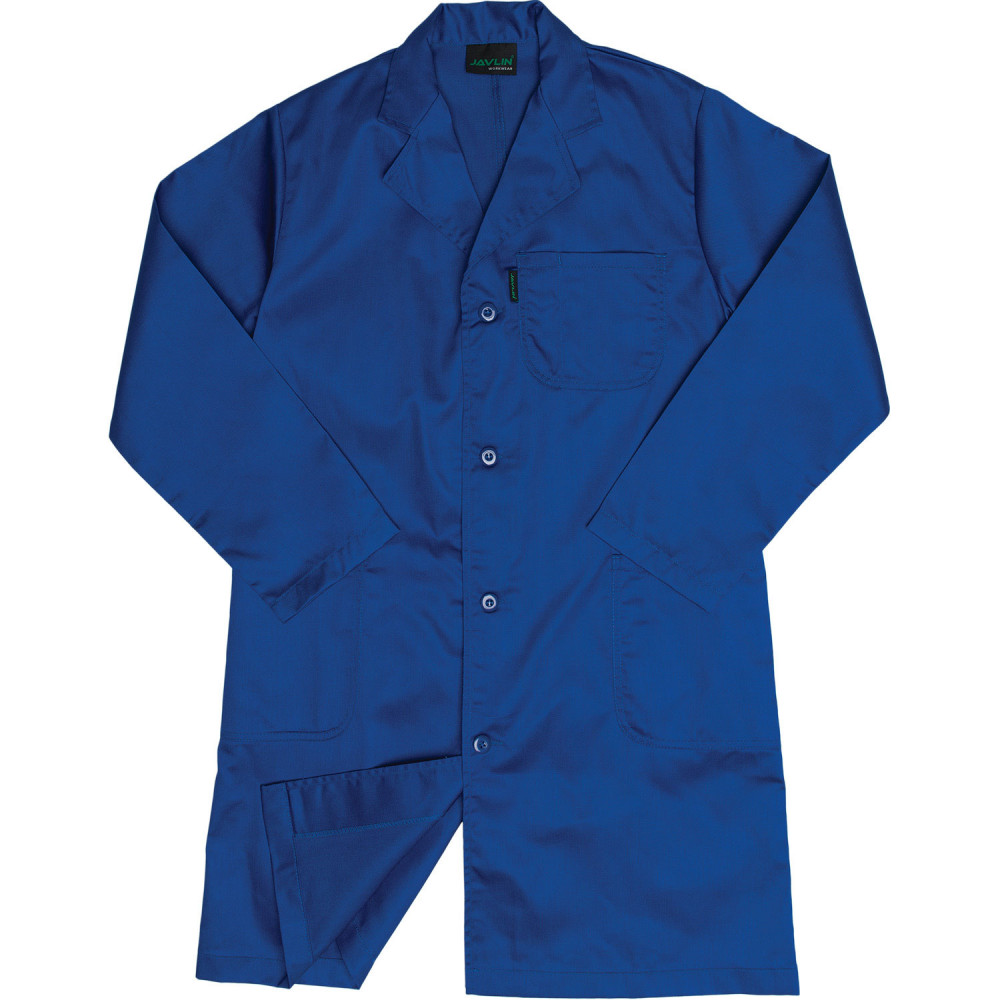 J54 100% Cotton Dust Coat - Royal Blue