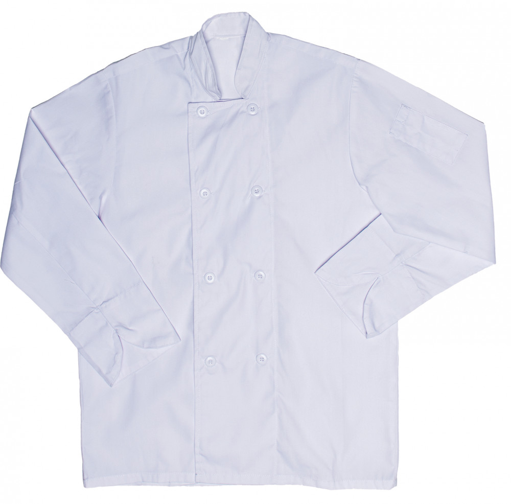 Long Sleeve Chef Jacket - White