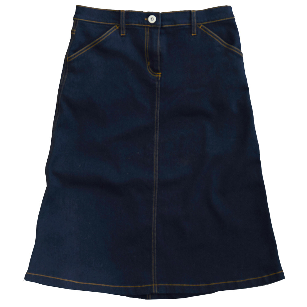 Women’s Indigo Blue Denim Skirt