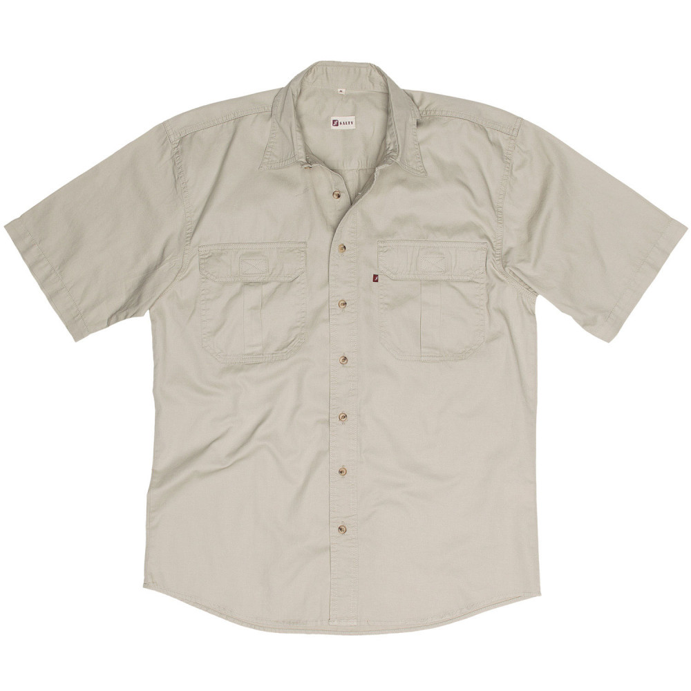 Short Sleeve Expedition Bush Shirt- Stone