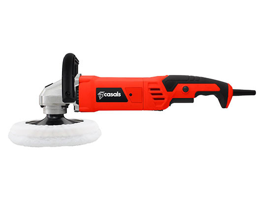 180mm 1200W Sander Polisher With Auxiliary Handle Plastic Red