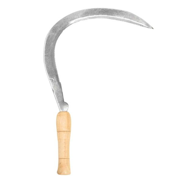 Sickle With Wooden Handle