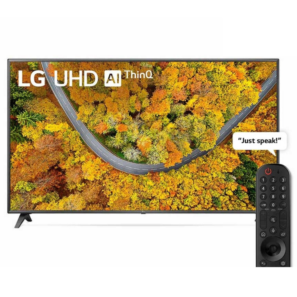 LG UHD TV 65 Inch UP75 Series 4K Active HDR WebOS Smart TV w/ AI ThinQ