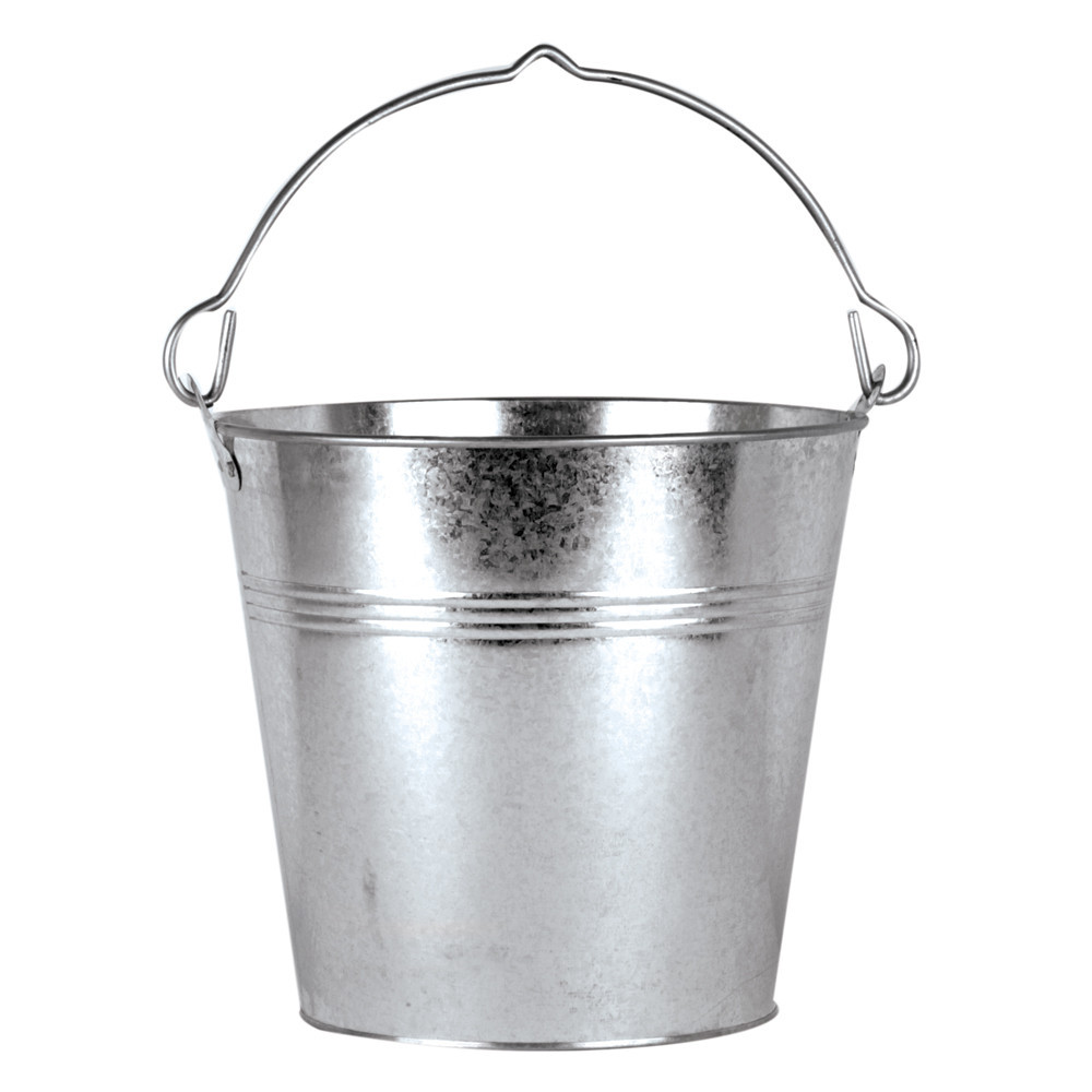 12L Galvanised Bucket