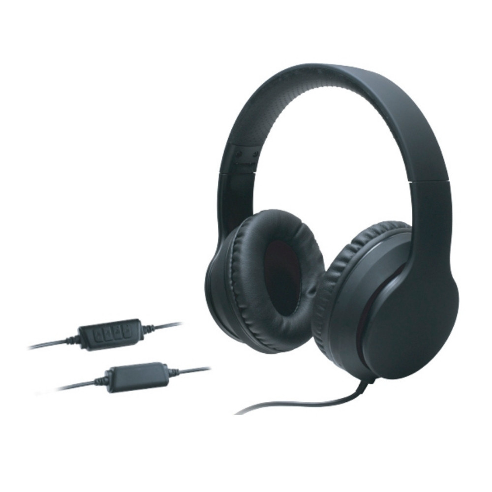 USB Stereo Headset With Boom Free Microphone