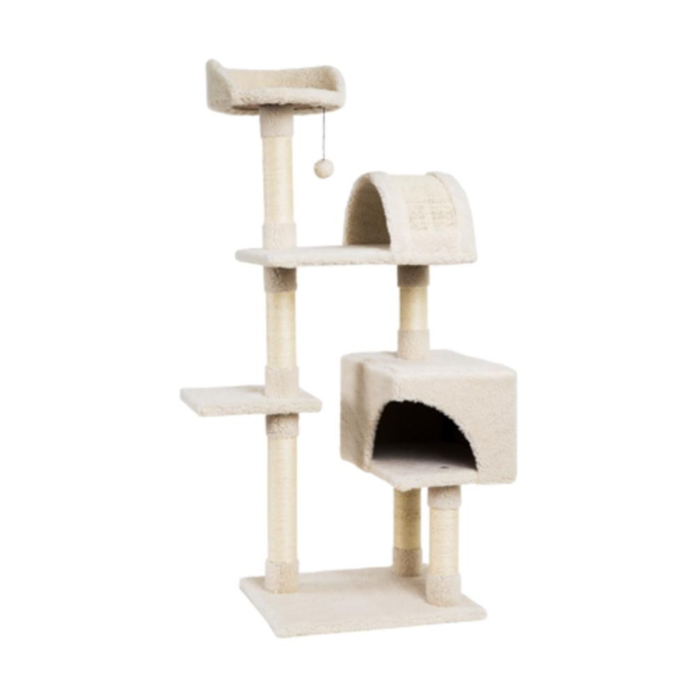 4 Level Cat Scratcher With Toys 129 cm
