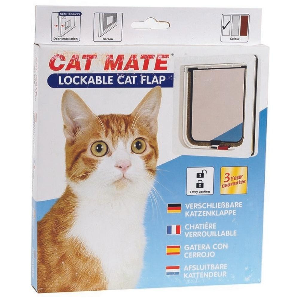 Cat Mate Large Cat Flap - White