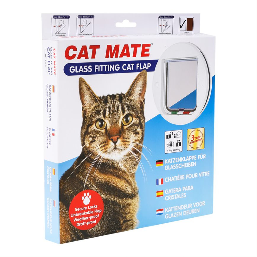Cat Mate - Glass Fitting Cat Flap