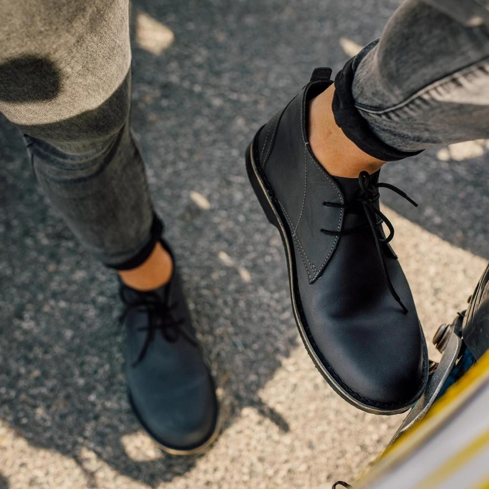 Chukka Boot Charcoal Upper And Sole