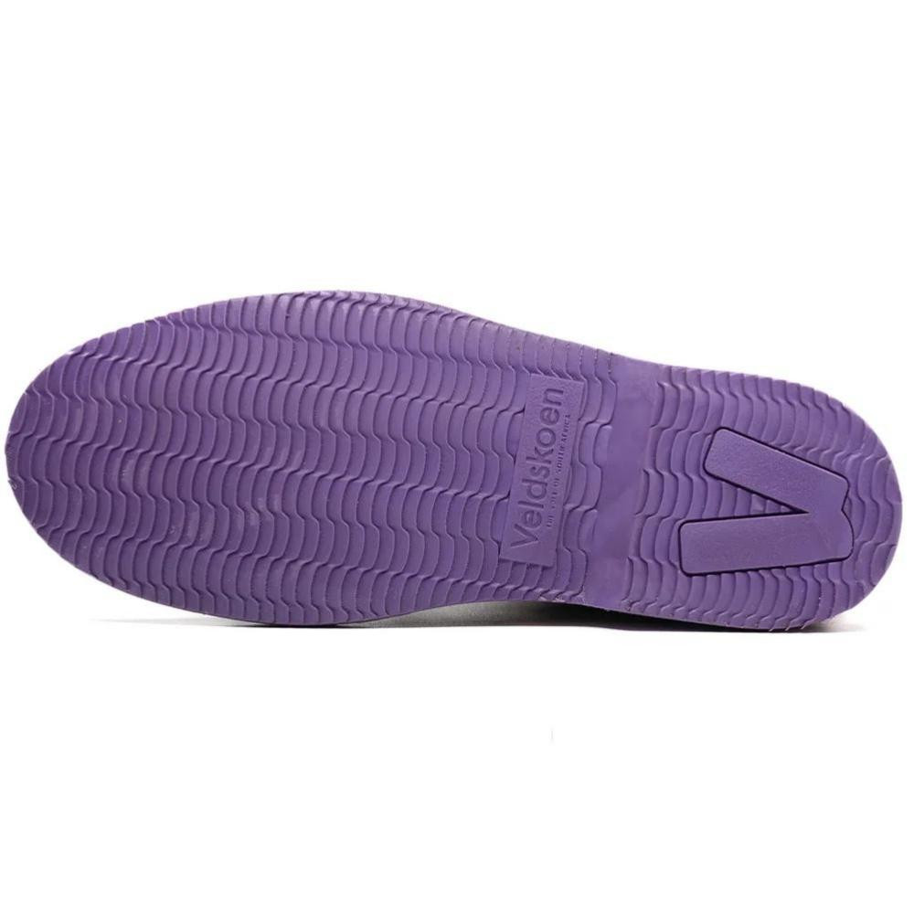 Jacaranda Vellies Boot Purple Sole
