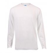 Long Sleeve Unisex T-Shirt 180gm - White