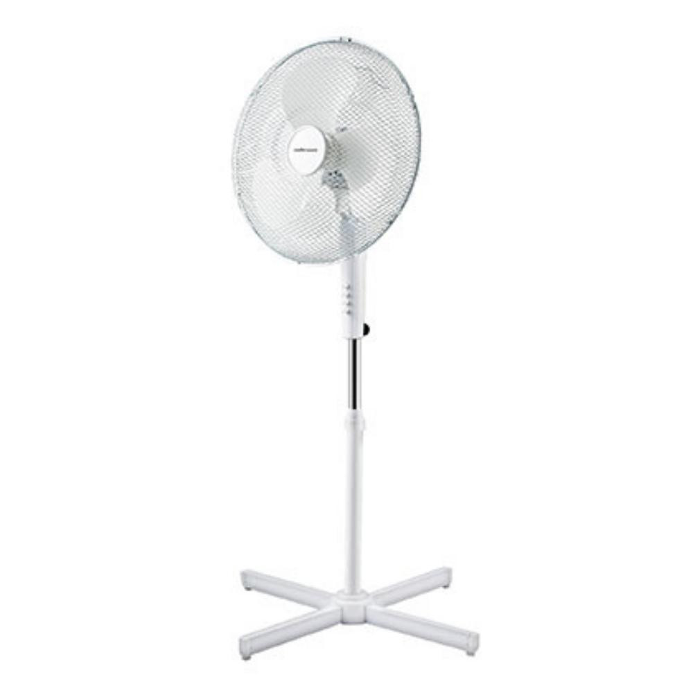 40cm 45W  3 Speed Fan Pedestal Plastic White