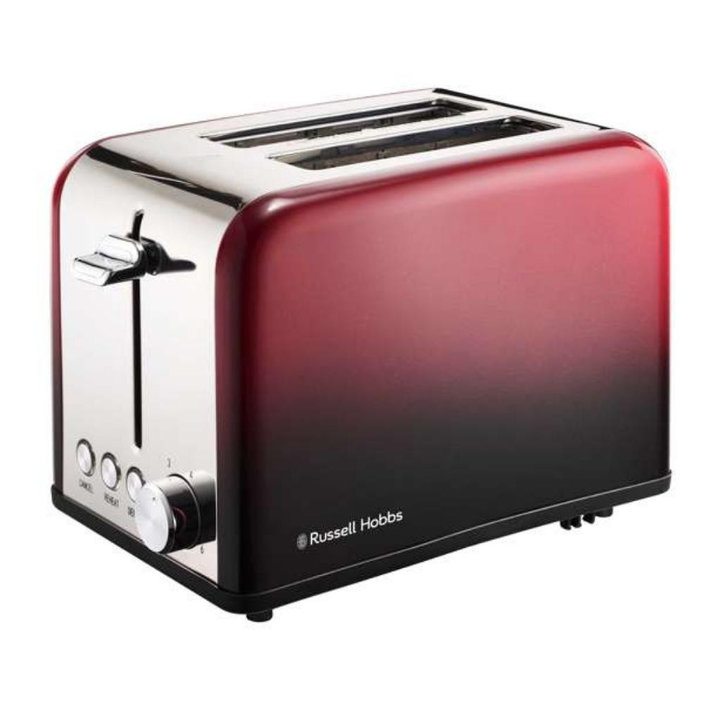 2 Slice Red Ombre Toaster