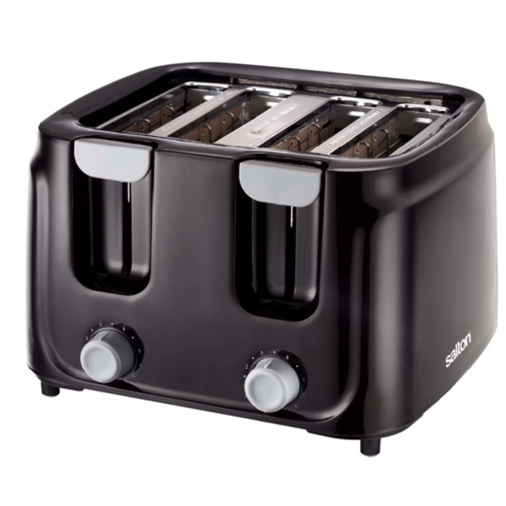 4 Slice Cool Touch Black Toaster