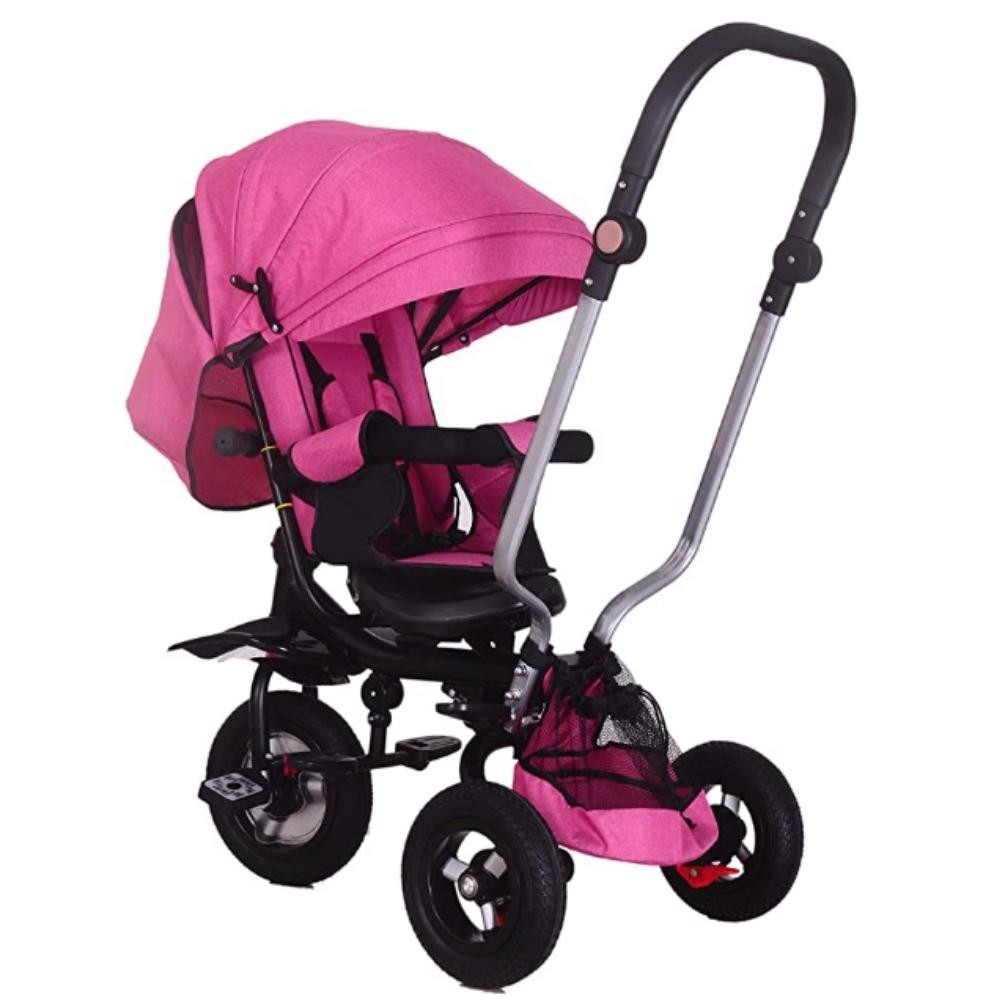 4 in 1 Kids Tricycle - Pink