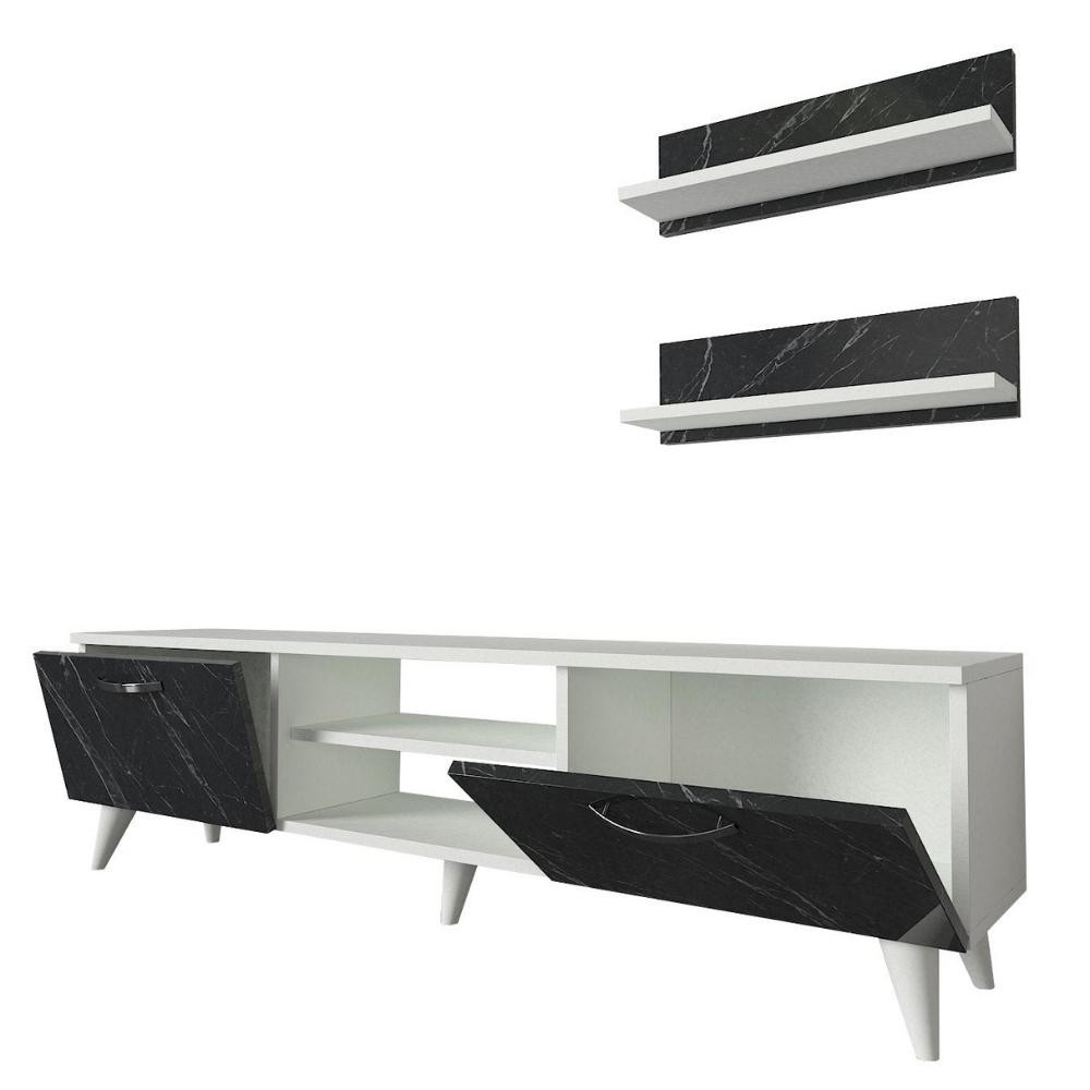 Geacles TV Unit - Marble Look