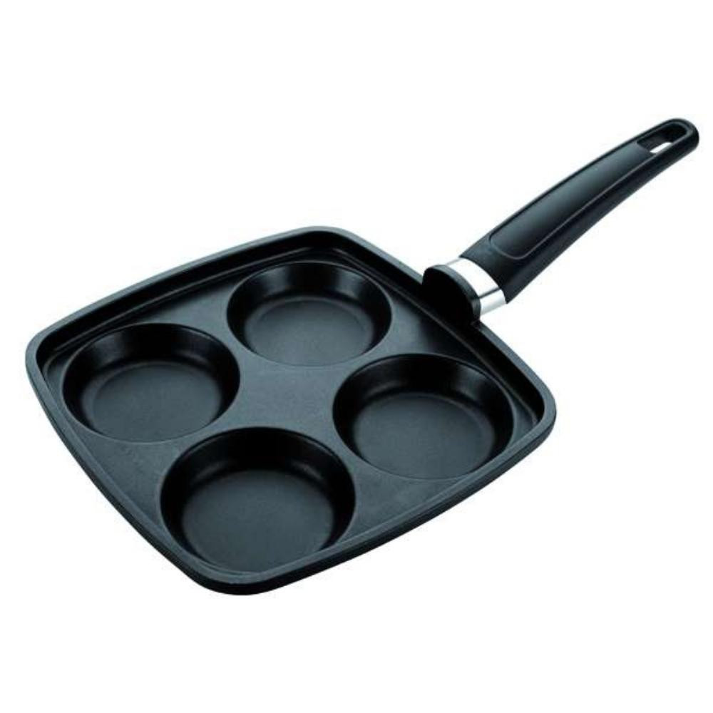 Frying Pan With 4 Dimples cm.22x22  Premium
