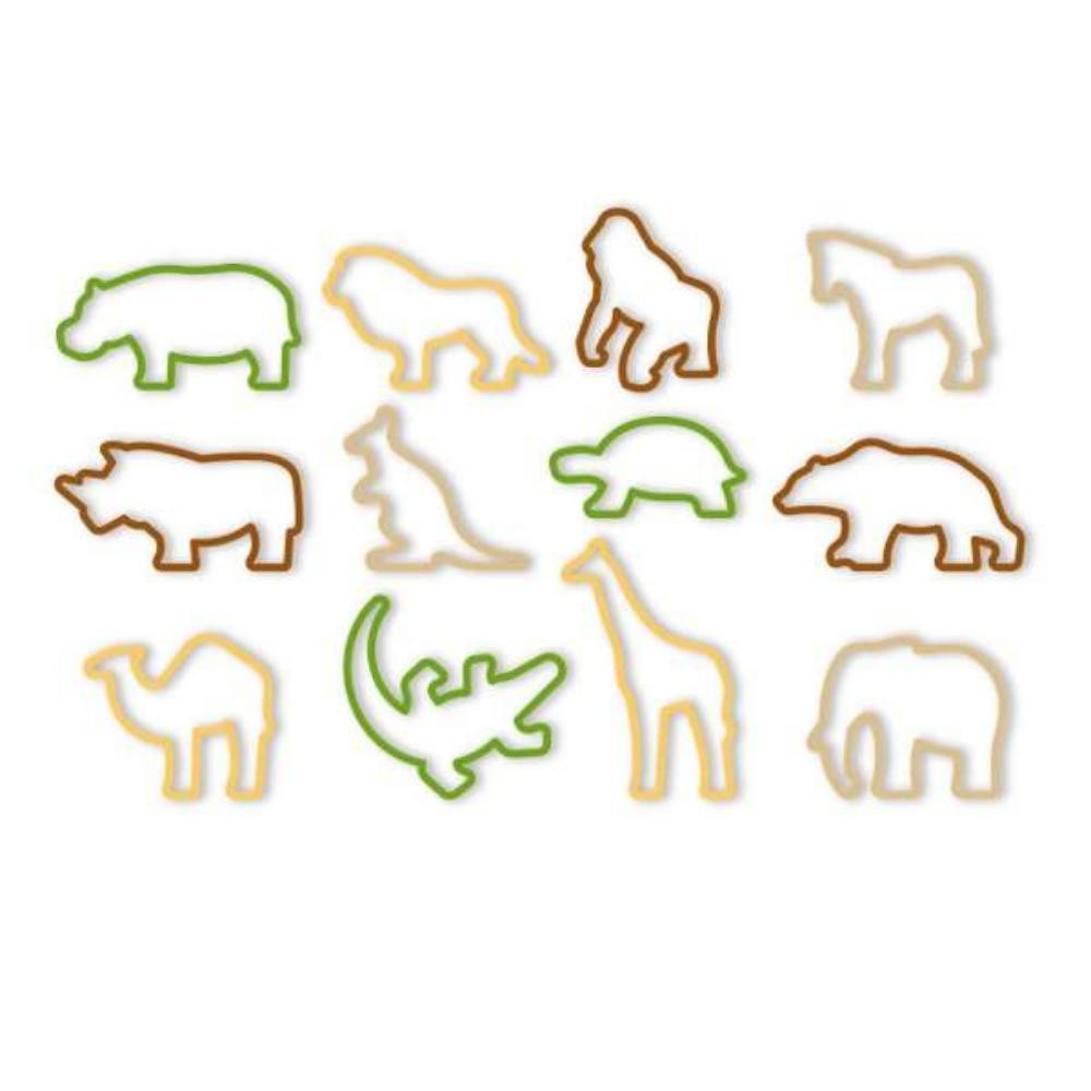 12Pcs Cookie Cutters Zoo Delicia Kids
