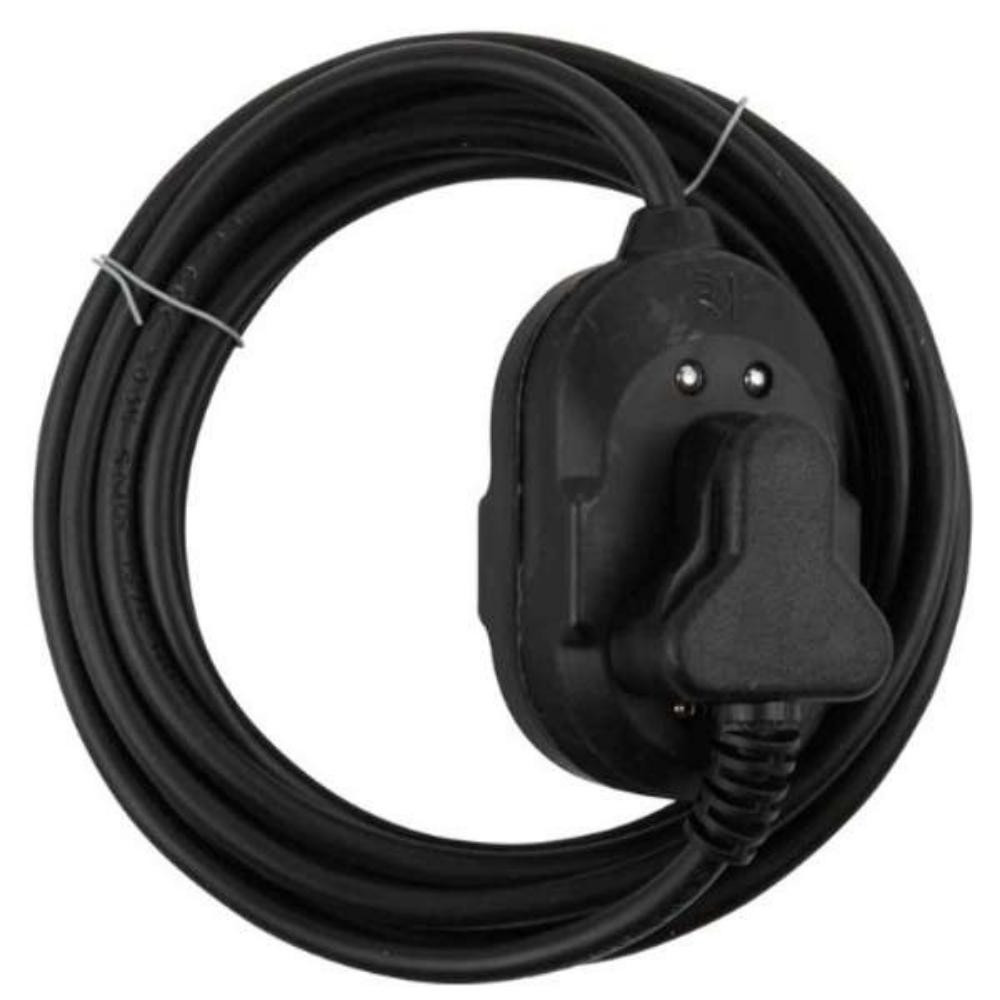 10A Electrical Extention Lead 3m Black