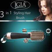 3-in-1 Hair Dryer, Volumiser & Styling Hair Brush